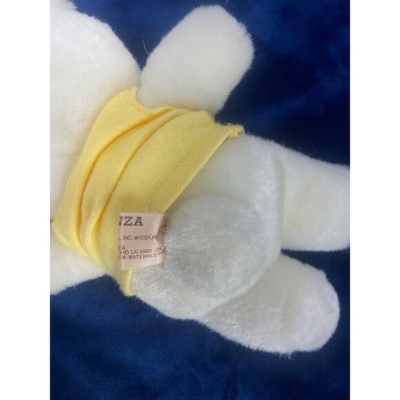Vintage 1986 Forenza By Applause 9 Inch Plush Stuffed Bear Yellow T‎ Shirt - Picture 5 of 6